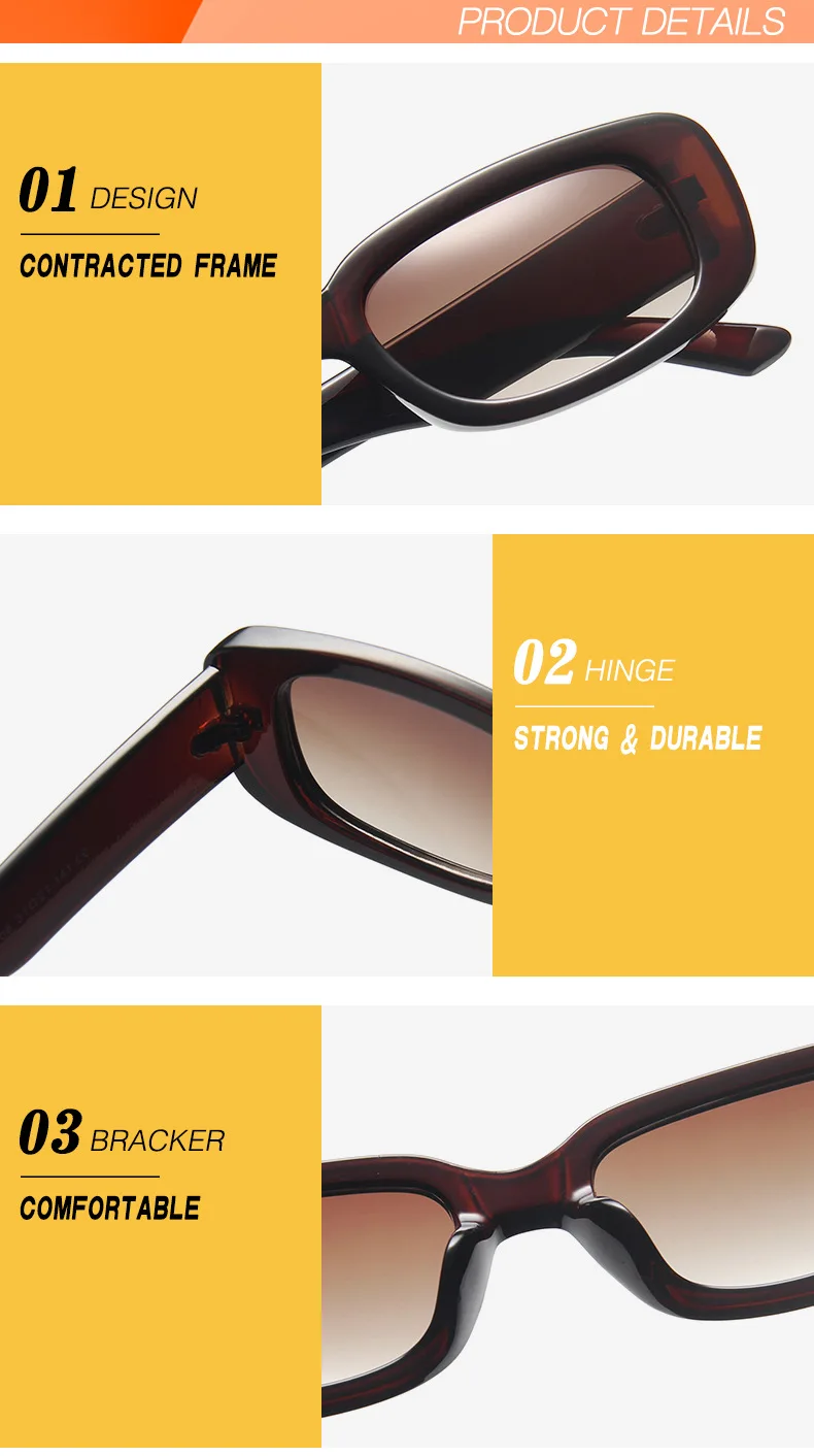 Women's UV 400 Rectangle Shaped Sunglasses Women's UV 400 Rectangle Shaped Sunglasses