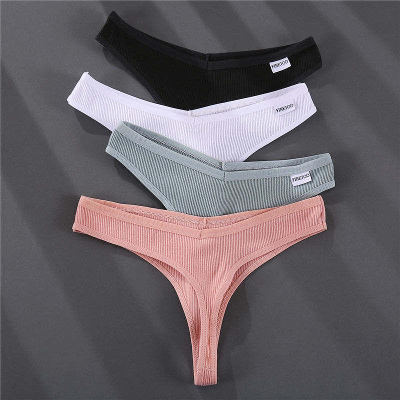 Women's Solid Color Summer G-Strings Set Women's Solid Color Summer G-Strings Set