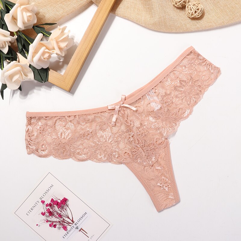 Women's Lace Sexy G-String 3 Pcs Set Women's Lace Sexy G-String 3 Pcs Set