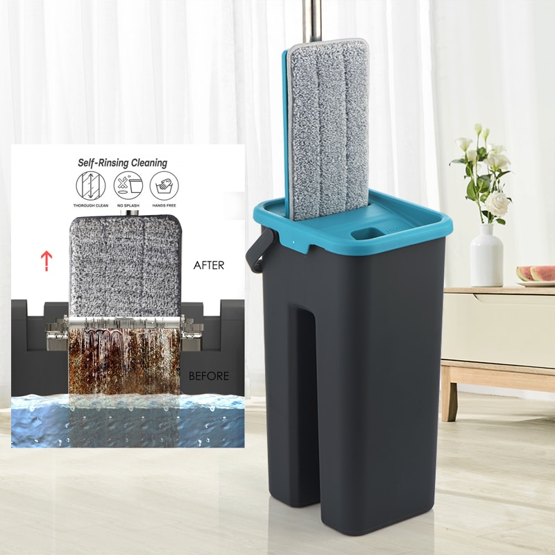 Cleaning Flat Squeeze Mop and Bucket Cleaning Flat Squeeze Mop and Bucket