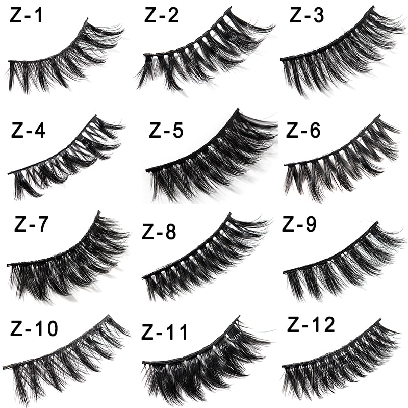 15-25 mm 3D Cross Eyelashes 5 Pairs Set 15-25 mm 3D Cross Eyelashes 5 Pairs Set