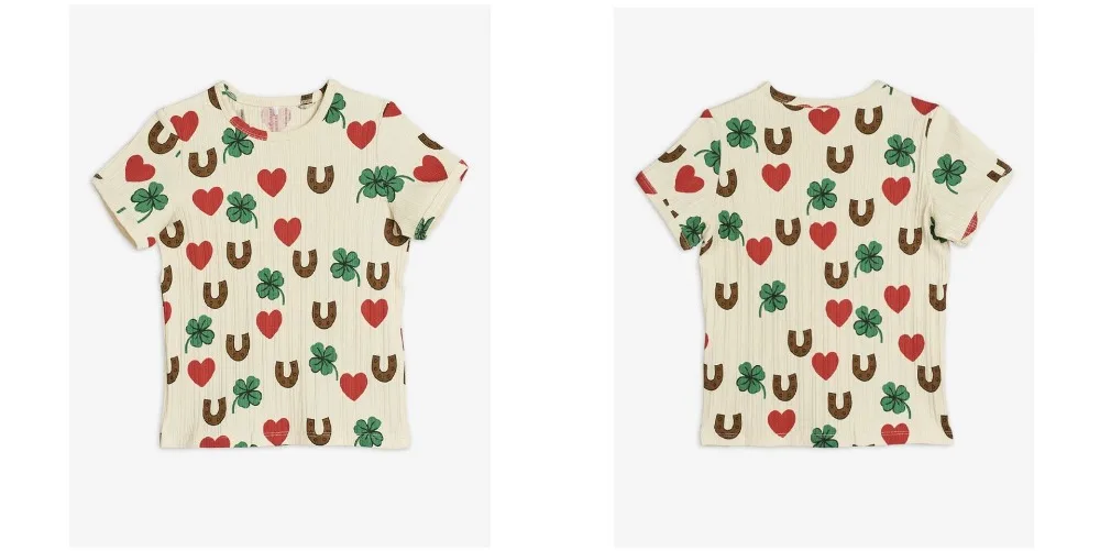 Girls Printed Casual T-Shirt