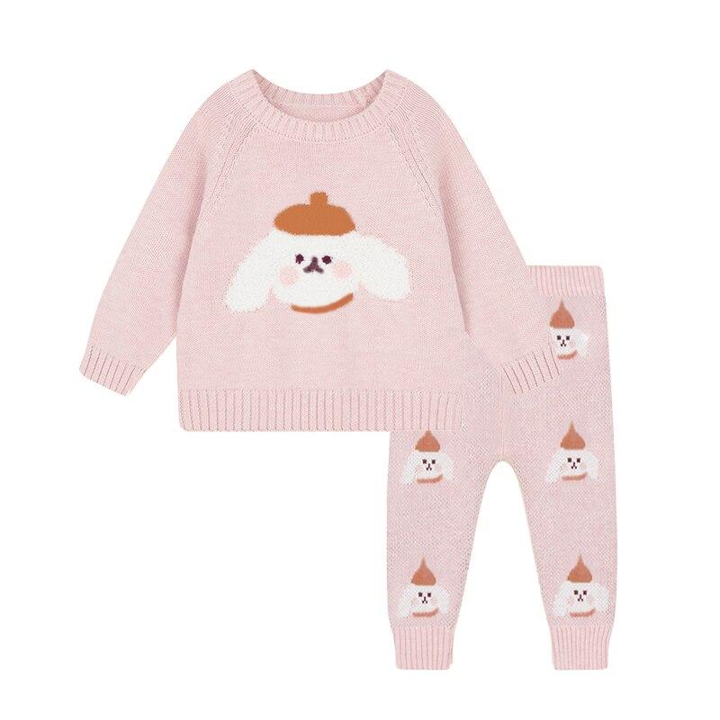 Newborns Knitted Clothing Set, 2 Pcs